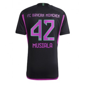 Maillot de foot Bayern Munich Jamal Musiala #42 Extérieur 2023-24 Manches Courte